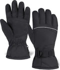 Ski Gloves for Men & Women -Thermal Snow Gloves & Waterproof Snowboarding Gloves - Warm Winter Gloves for Men